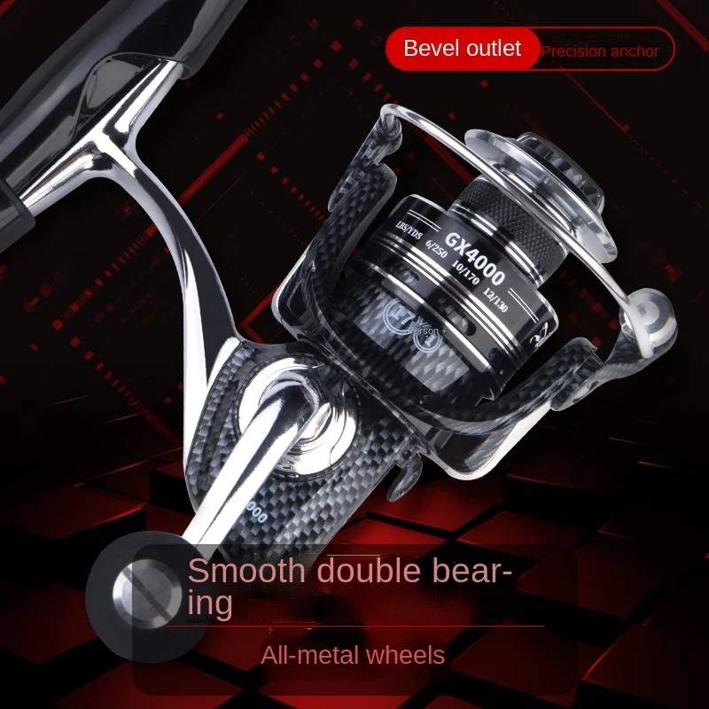 

All-metal fishing reel, 18-axis gapless spinning wheel, lure reel, fishing reel1000-7000