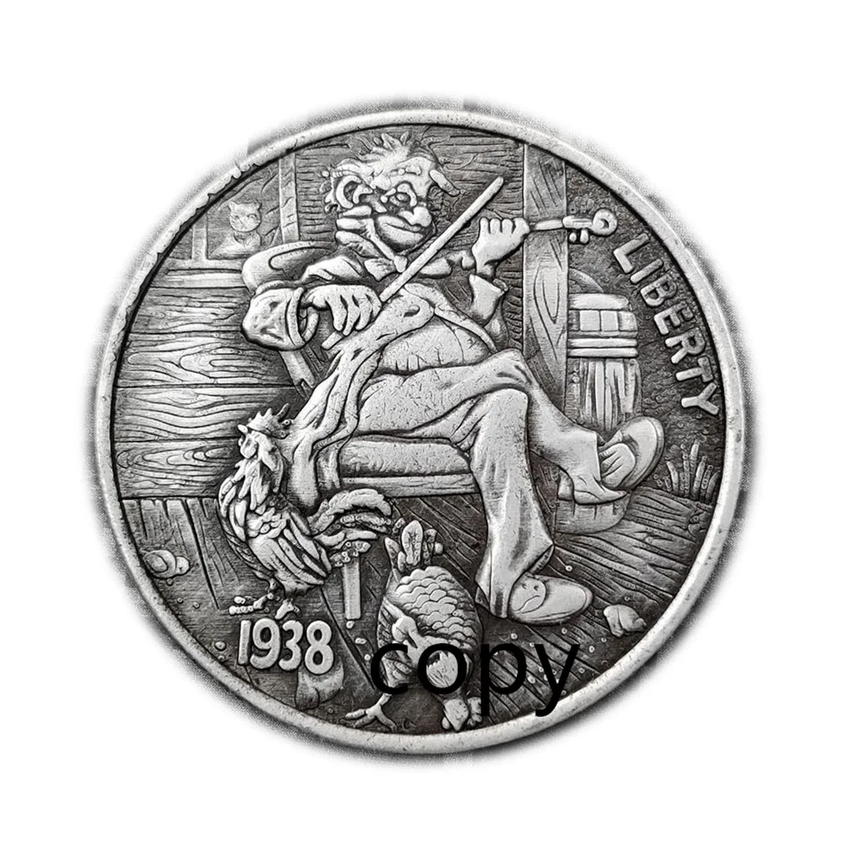 

Cthulhu Mythos HOBO COIN Rangers COIN US Coin Gift Challenge REPLICA Commemorative Coin - REPLICA Coin Medal Coins Collection