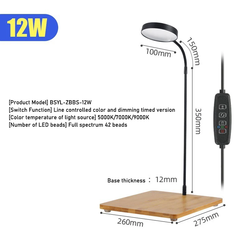 Светодиодный интеллектуальный заполняющий светильник полного спектра с