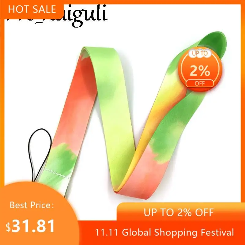 

30 шт. цветной контрастный шнурок для ключей, держатель для телефона, Забавный шейный ремешок с брелоком, ID-карта, «сделай сам», ленты с веревк...