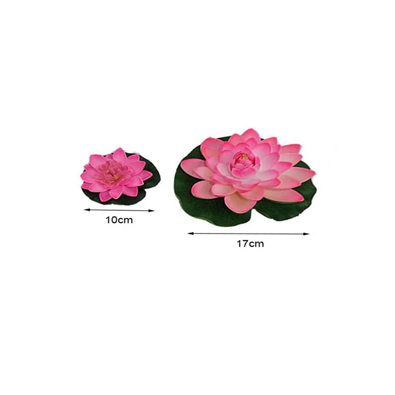 10 см/17 см искусственный лотос искусственное растение декор для пруда
