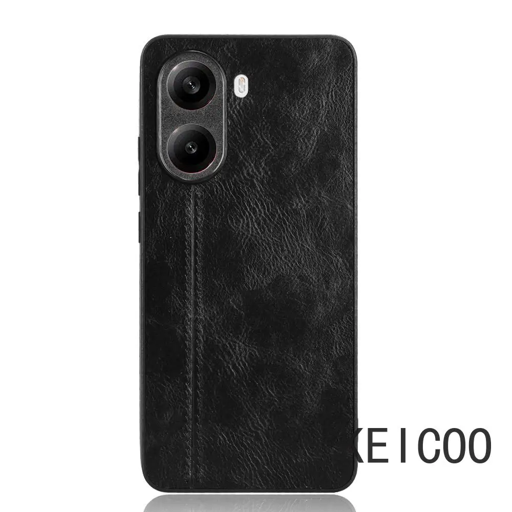 Модный тонкий и легкий красивый кожаный чехол для Xiaomi Redmi Turbo 4 однотонный простой