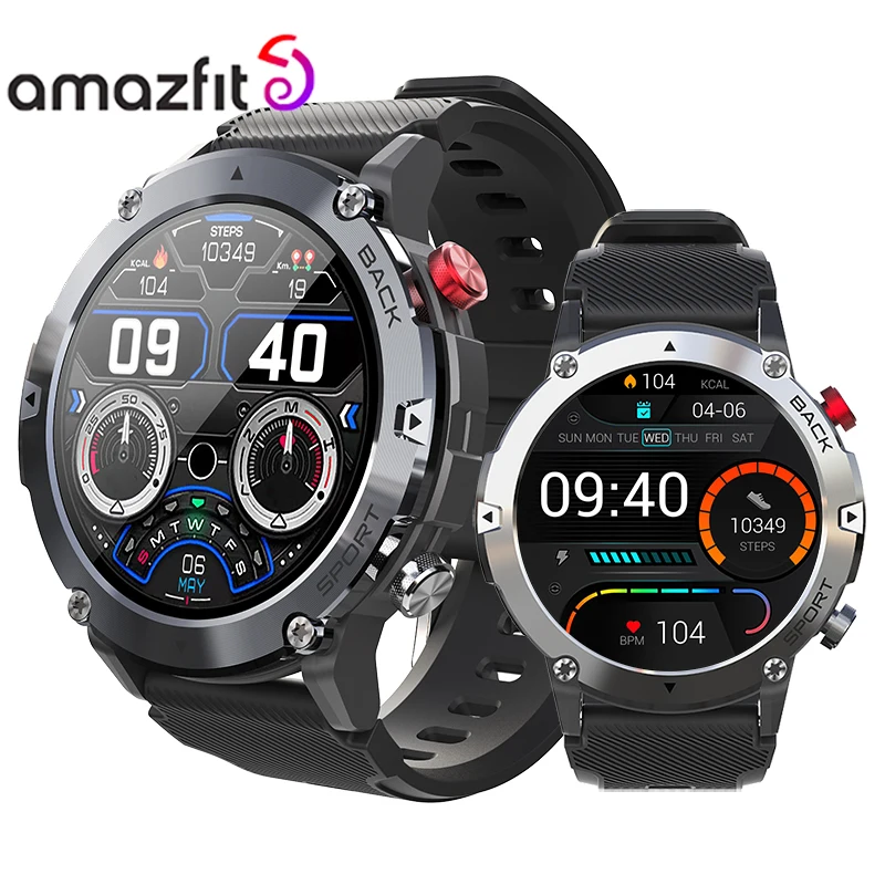 

Новинка 2023, Смарт-часы Amazfit для мужчин, часы с вызовом Bluetooth, водонепроницаемый спортивный ремешок для Huawei, Xiaomi, Apple, Смарт-часы для женщин