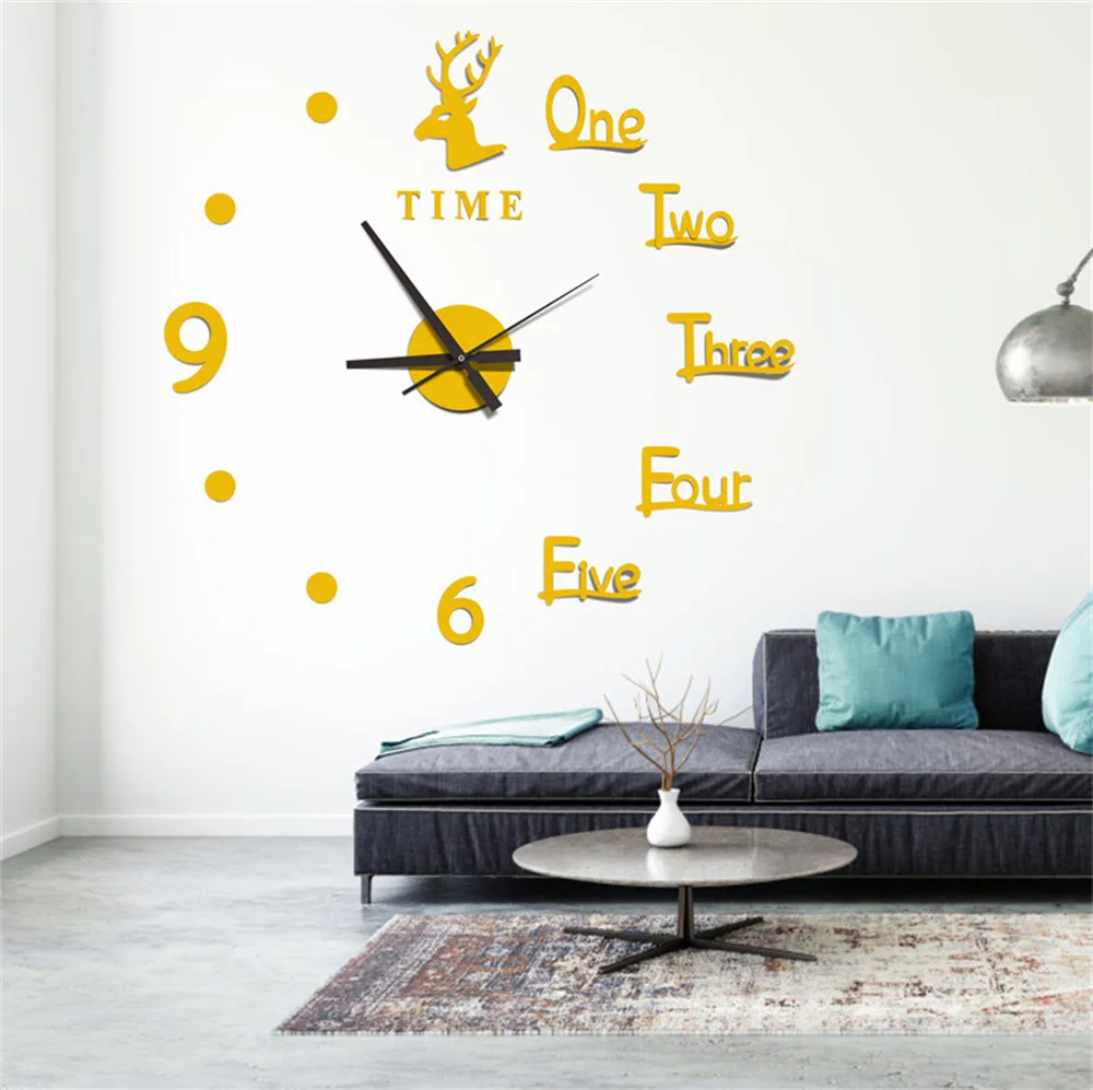 

Настенные часы Horloge Murale 3D акриловые