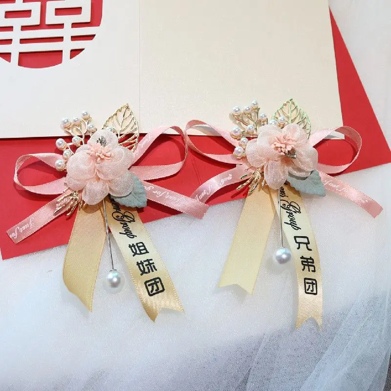 

Wedding Supplies European Style Bridegroom Wedding Corsage Bridesmaid Bridesmaid Korean Brooch Wedding Accessories