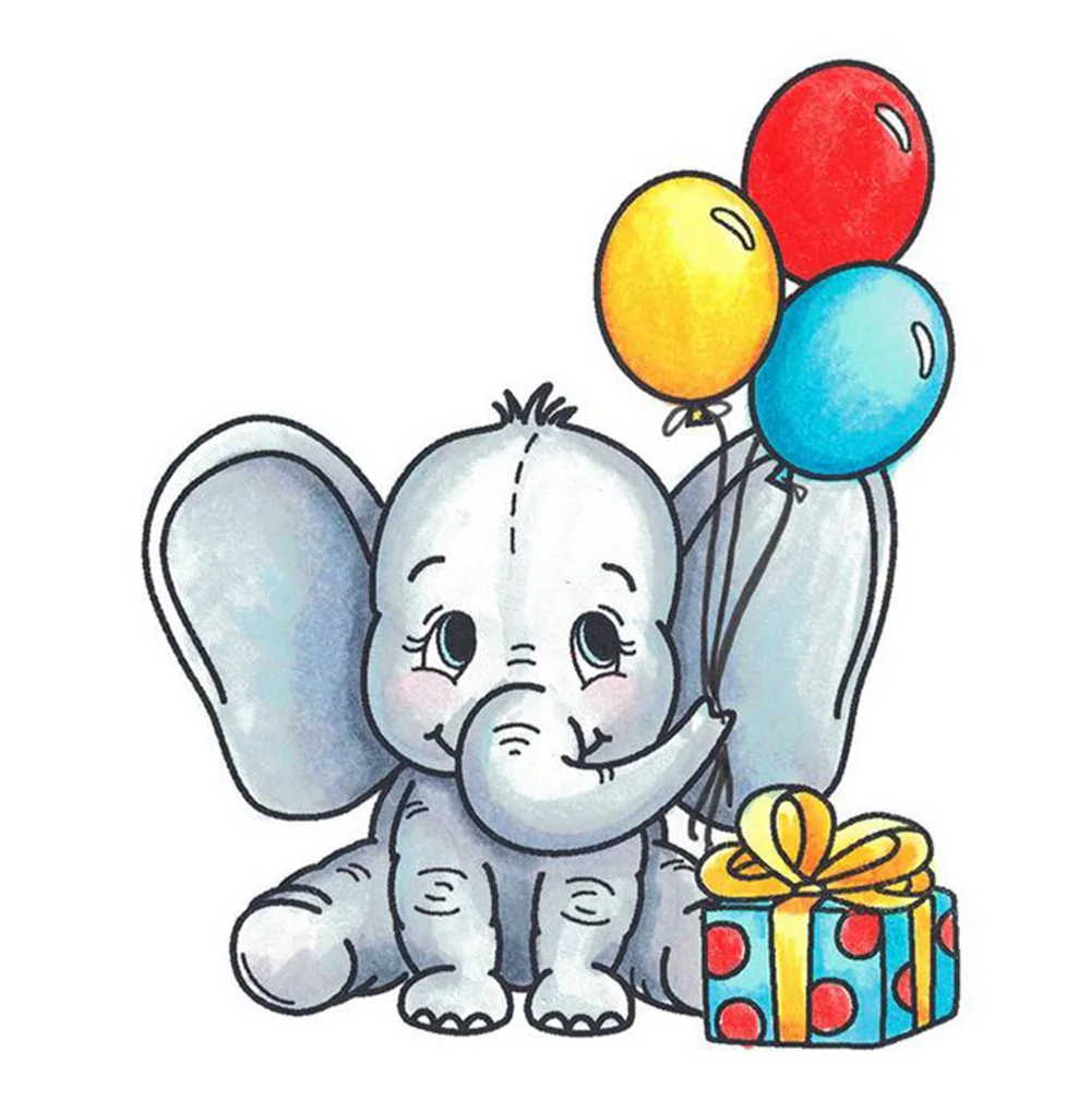 

Animal Baby Dies Elephant Metal Cutting Dies Stencils For DIY Scrapbooking Decorative Embossing Handcraft Die Cutting Template