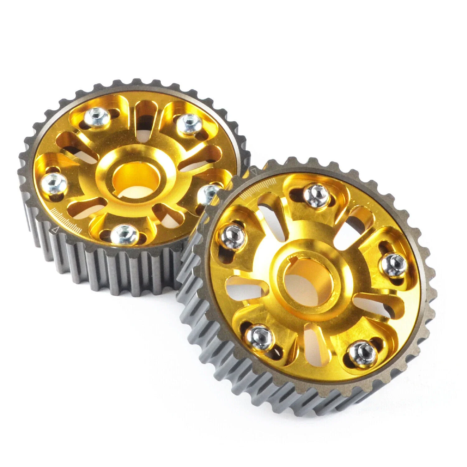 

Модернизированный комплект из 2 предметов гоночного шкива распределительного вала для Honda Civic DOHC B16A/B16A2/B18C1 и Acura Integra DC2