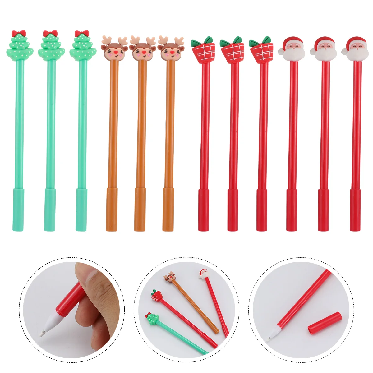 

Pens Christmas Pen Ink Rollerball Cartoonstationery Writing Students Drying Claus Quick Goodie Signaturetip Stuffers Black Fine