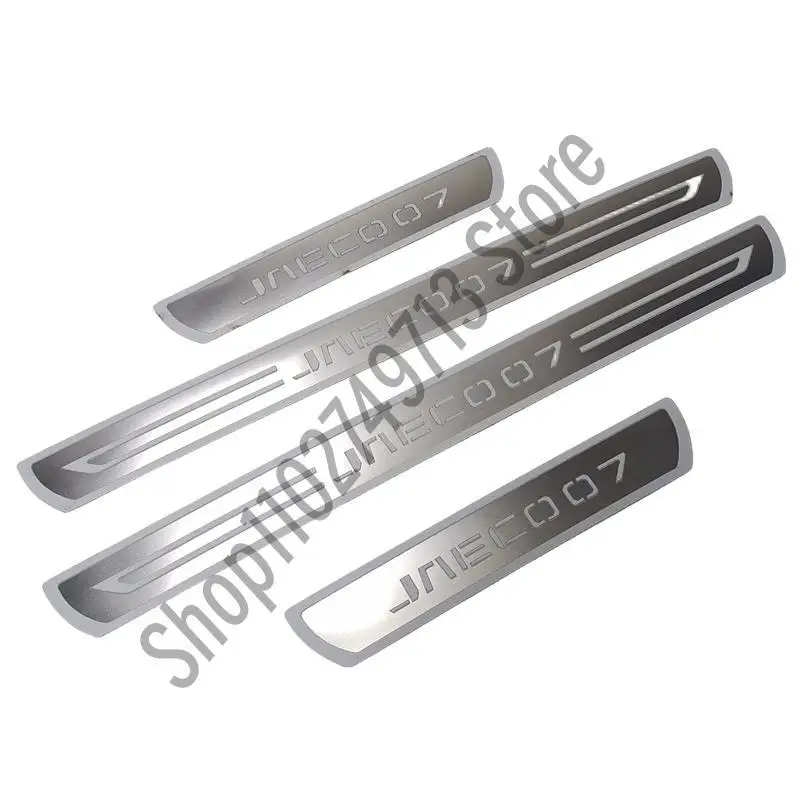 

Для CHERY JAECOO J7 2023 2024, накладка на порог, Стайлинг, накладка из нержавеющей стали, защита педали, автомобильные аксессуары