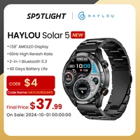 Еще новинка, смарт-часы HAYLOU Solar 5 с AMOLED 1.58'' HD дисплеем за 3960 руб с купоном продавца