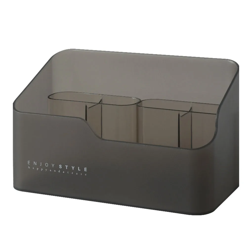 

Storage Box Makeup Brush Pen Jewelry Plastic Washable Cosmetics Grid Organizer Holder for Bathroom Bedroom Office
