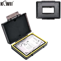 portable hard drive case holder organizer protection bag for 3 5 inch hard drive shockproof dustproof durable hard storage box