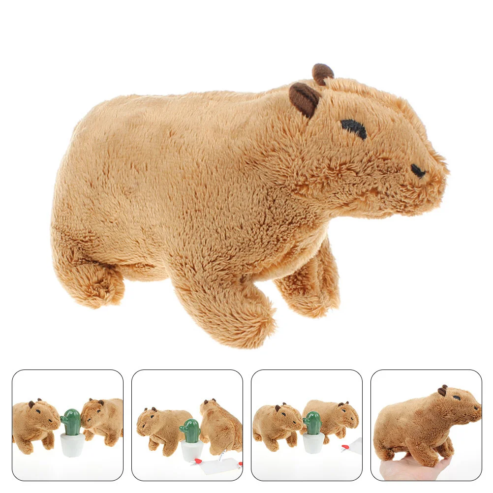 

Capybara Toy Bidoof Plush Lovely Kids Stuffed Plaything Baby Adorable Toys Pp Cotton Skin-friendly Supple Ornament