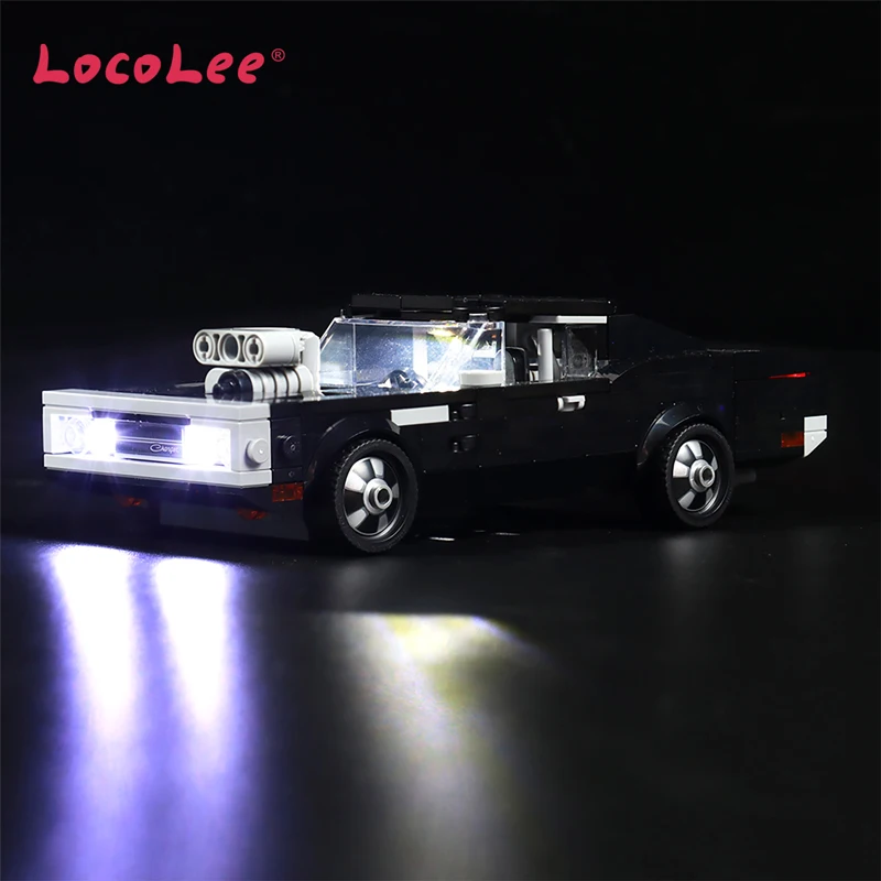 

LED Light Kit For 76912 Fast & Furious 1970 Dodge Charger R/T Building Blocks Set (NOT Include the Model) Bricks DIY Toys