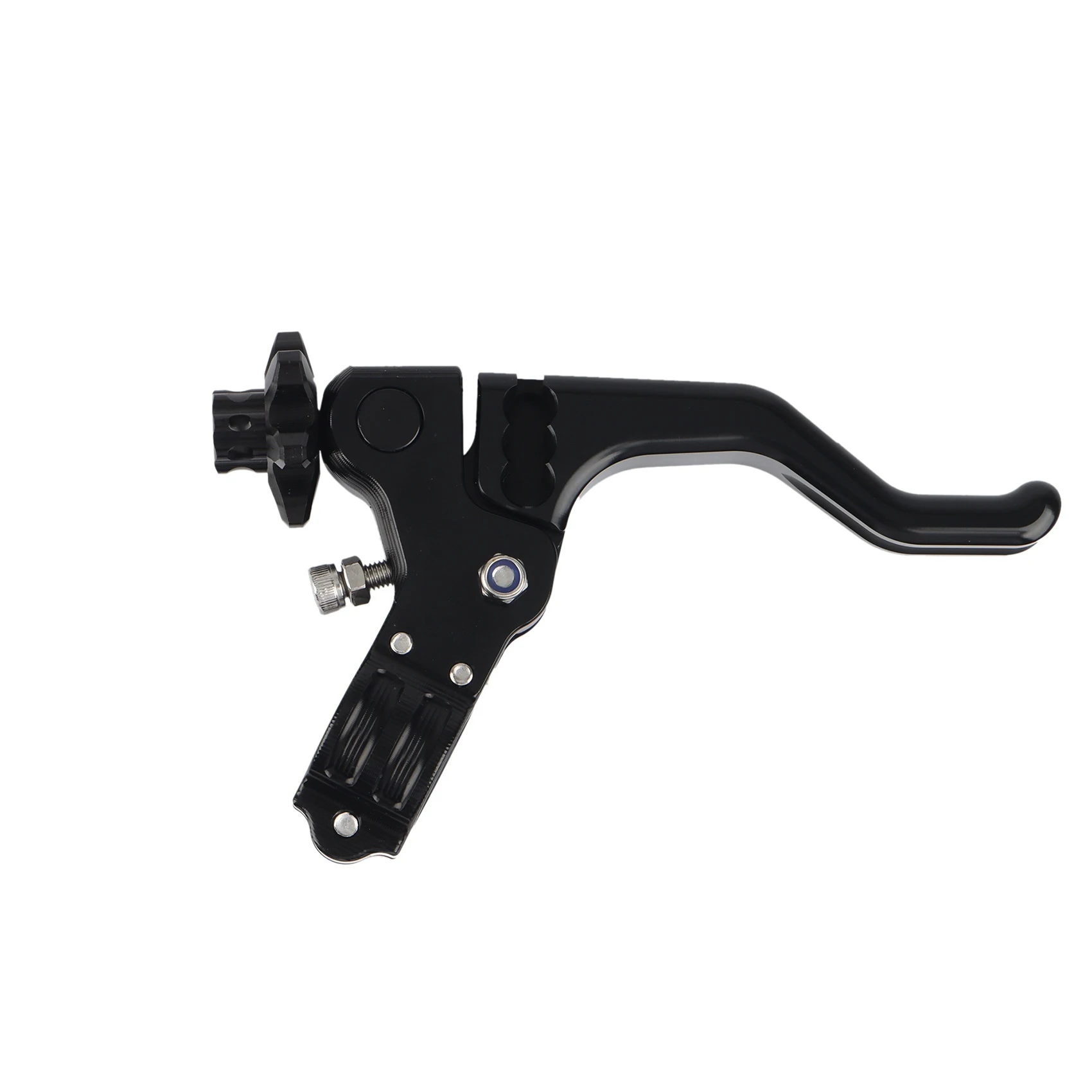

Motorcycle 22mm Stunt Clutch Lever Short Performance Cable Easy Pull Left Lever for Honda Grom SUZUKI RM125(Black)