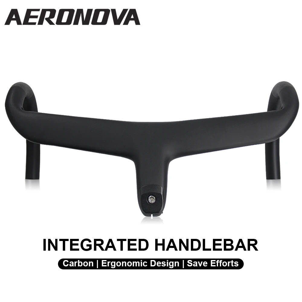 Ультралегкий углеродный руль с прокладкой шоссейного велосипеда без логотипа