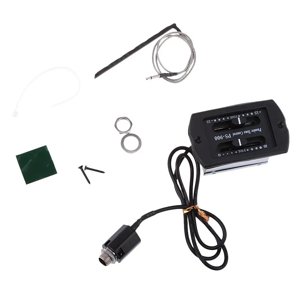 

2-полосный усилитель эквалайзера пикап комплект на запчасти для акустической гитары