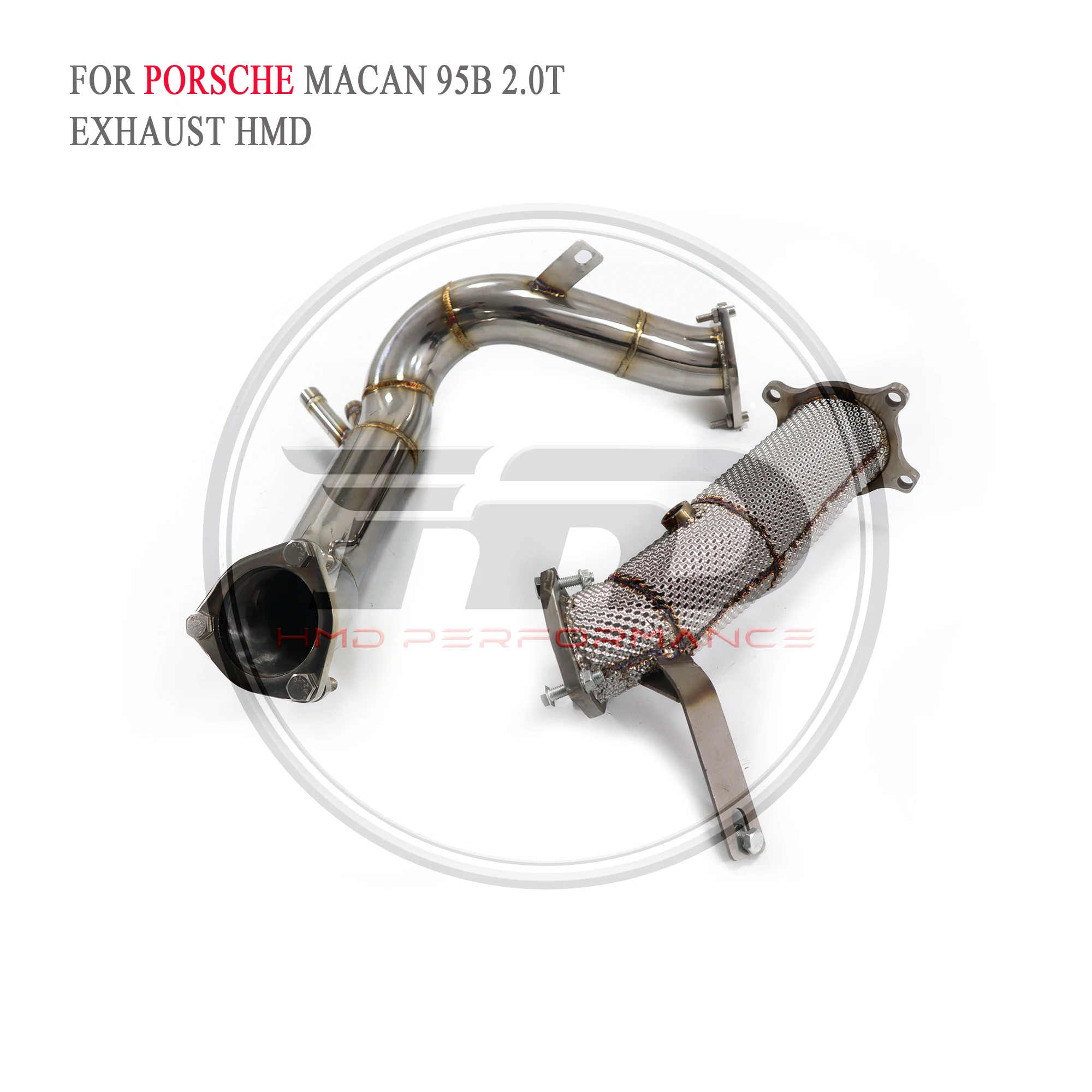 Выхлопная система HMD с высокой пропускной способностью для Porsche Macan Facelift 2.0T 2020+