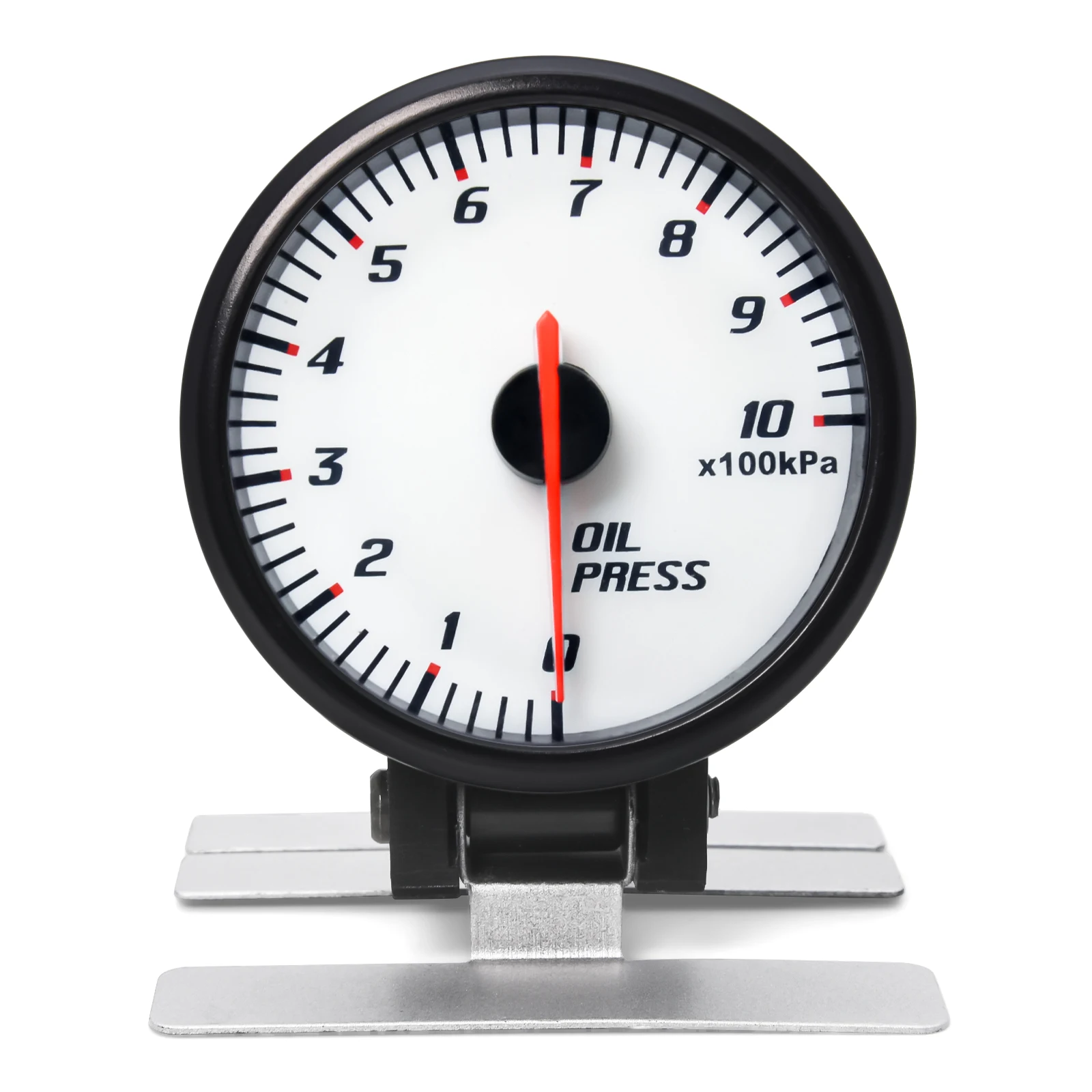 

60mm Universal digital oil pressure gauge For Ford Mustang car Meter with blue Light Racing auto oil press Gauge sensor
