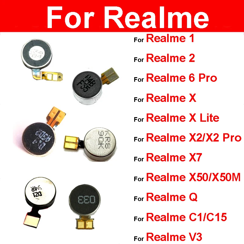 Мотор-вибратор для Realme 1 2 X Lite X2 Pro Q C1 6 X7 X50 X50M C15 V3 X3 | Мобильные телефоны и