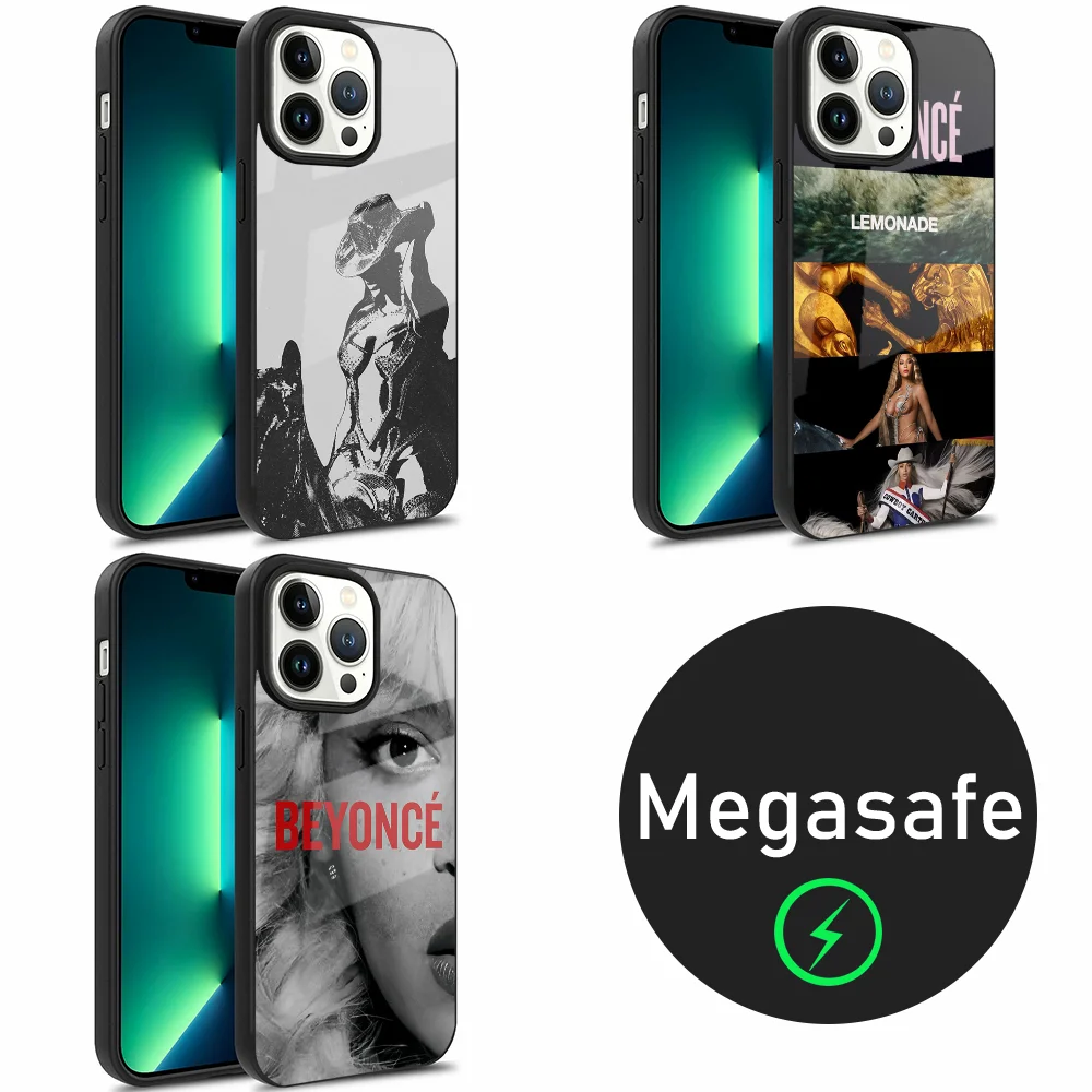 Чехол для телефона Singer B-Beyonce iPhone 16 15 14 13 12 11 Plus Pro Max Mini Magsafe с магнитной беспроводной