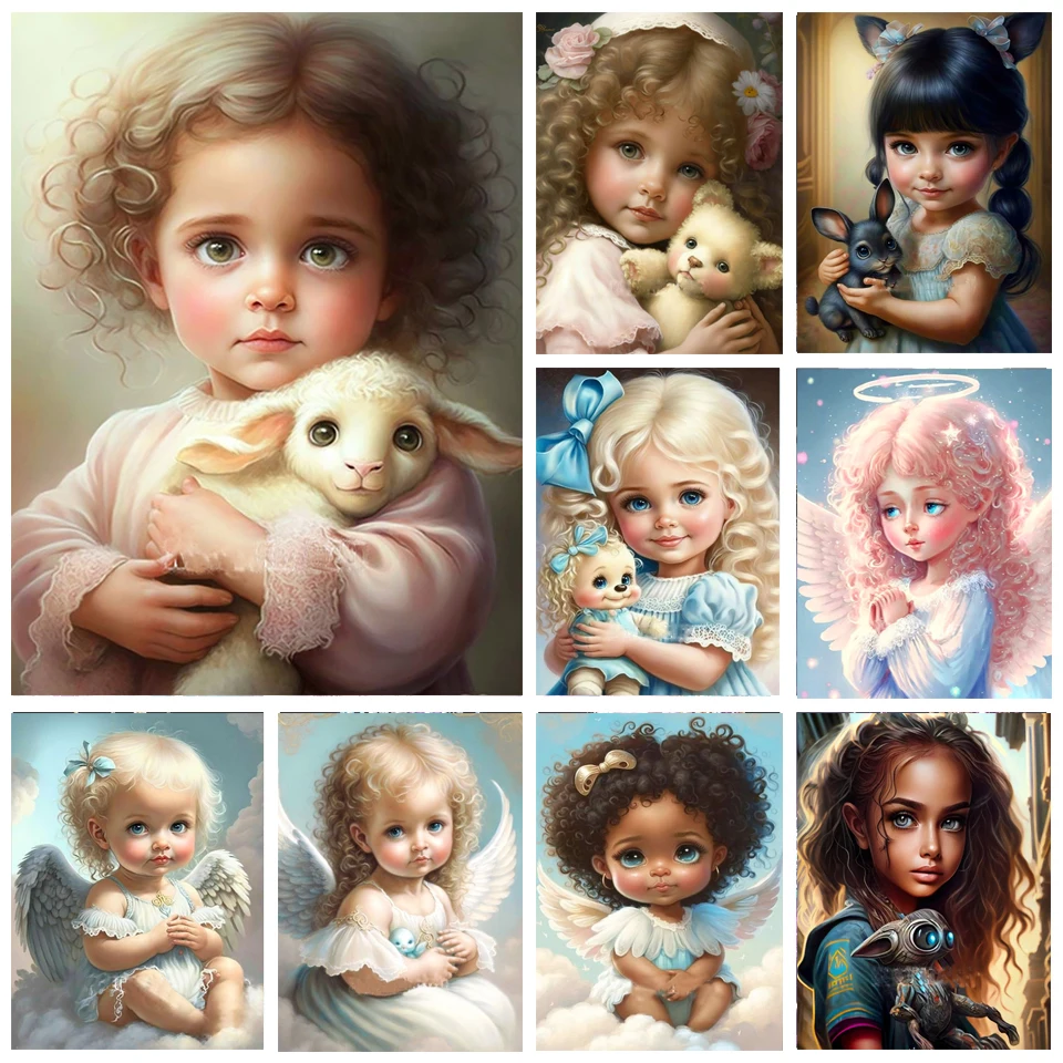 Набор для алмазной живописи «Ангел» Y1105