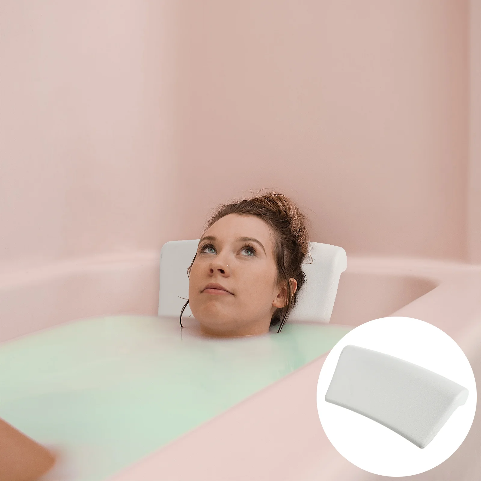 

Pillow Bath Bathtub Cushion Neck Tub Supportheadrest Spa Bathroom Pillows Suction Resthead Hard Shoulder Pad Supplyshowercups