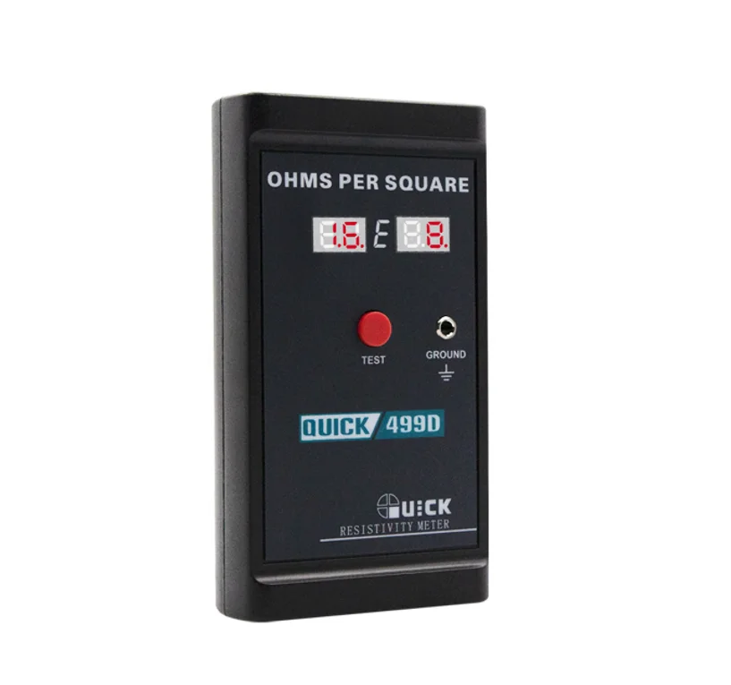 

Quick Intelligent electrical impedance tester 499D LCD display ESD design Surface Impedance Tester for industry control