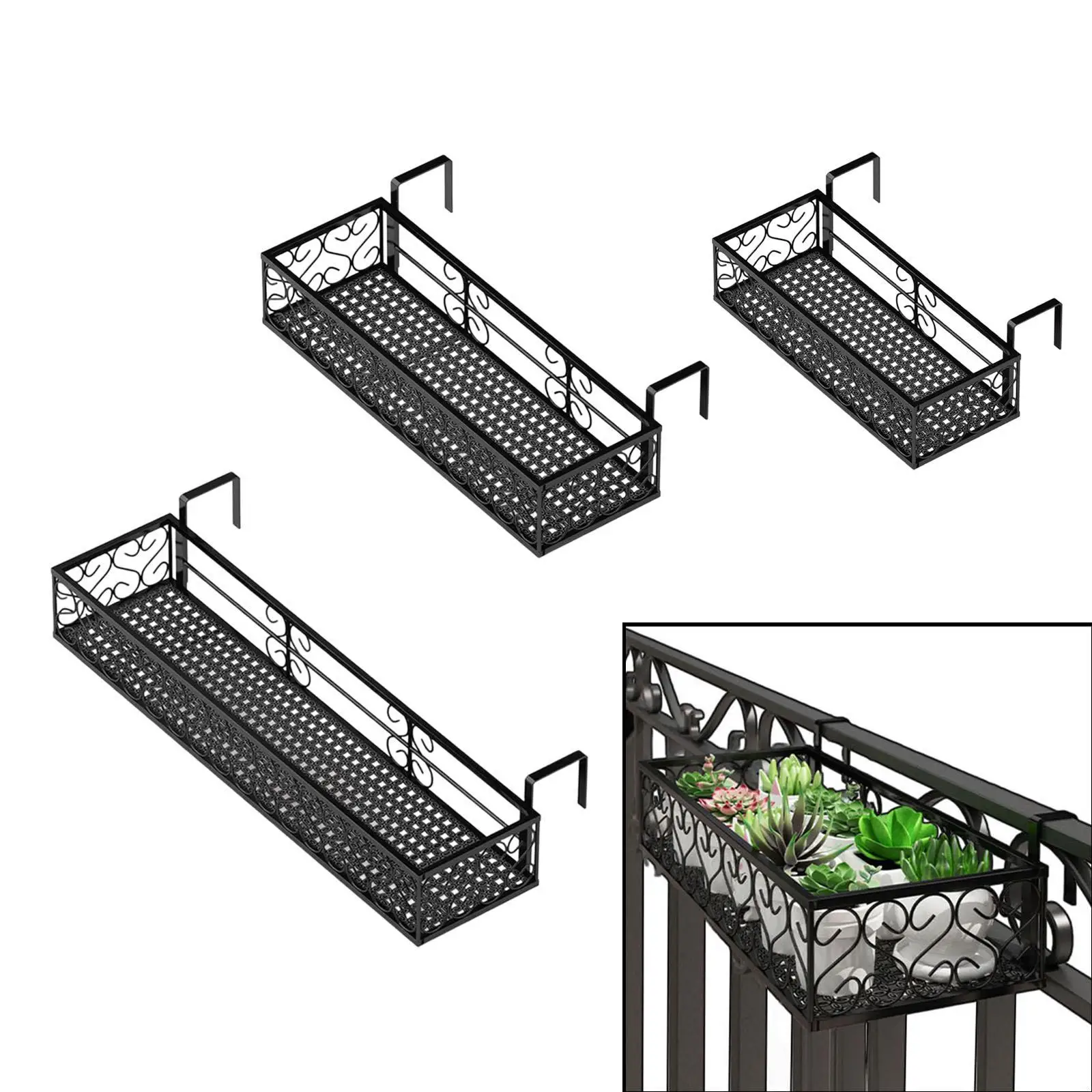 

Подвесная полка для цветов homyl из железа