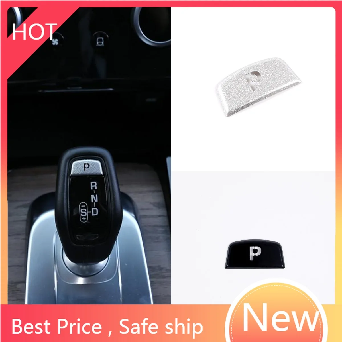 

For Land Range Discovery Sport Range Rover Sport Evoque Gear Shift Knob P Button Stickers For Jaguar E-PACE XEL Car Accessories