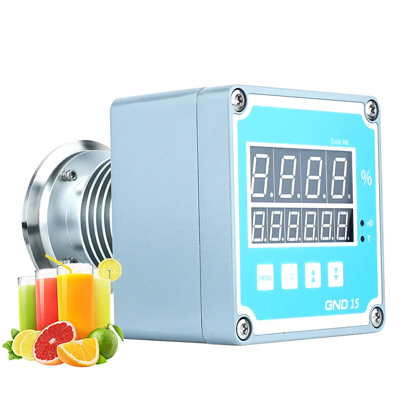 

ZHYQ factory sale high accuracy brix in-line concentration in line refractometer for concentration ing