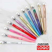 pearl metal ballpoint pen creative business advertising gift pen office signature pen custom logo student stationery wholesale