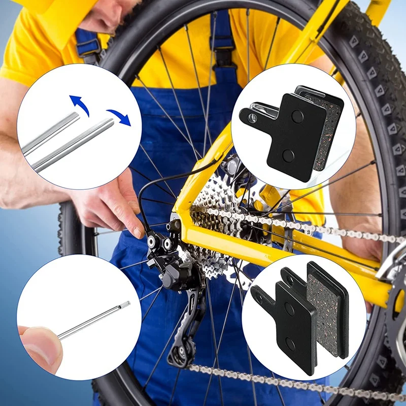 Новые 8 пар велосипедных дисковых тормозных колодок для Shimano Br-M575 M525 M515 T615 T675 M495 M486