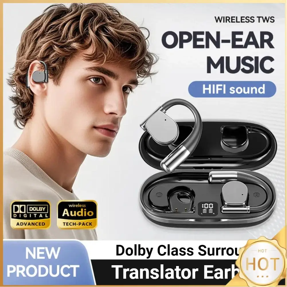 [AI Earphone] Наушники-переводчики 144 языков Bluetooth 5.4 Двусторонний голосовой переводчик