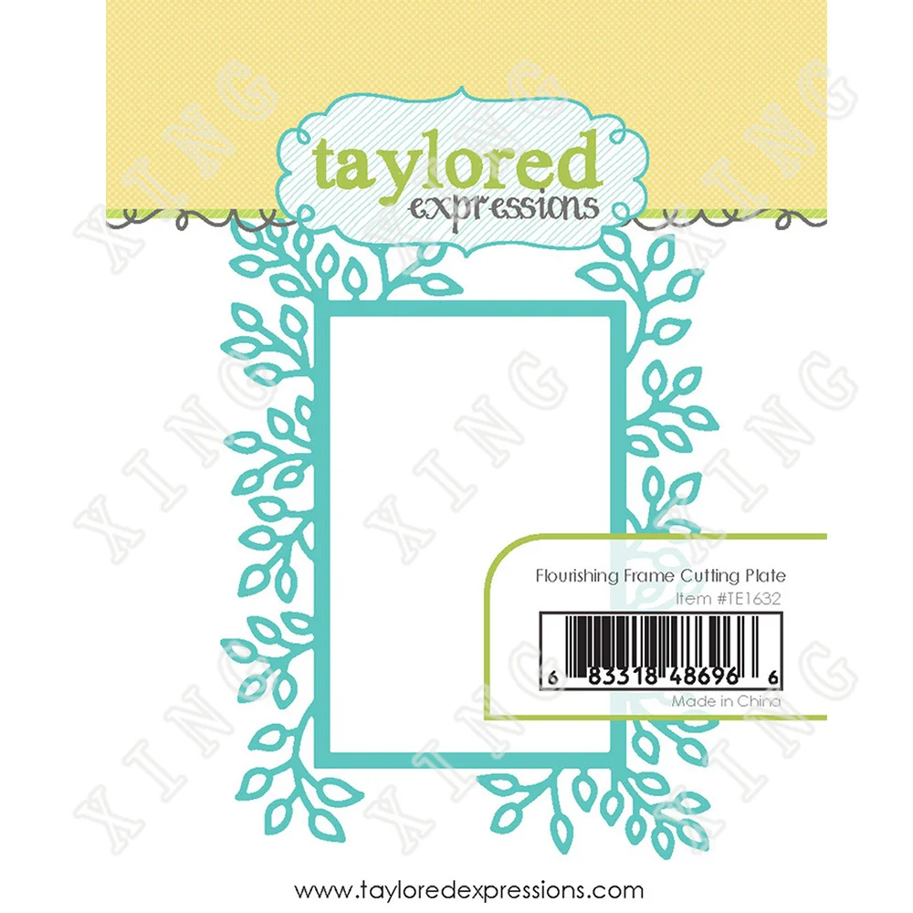 

Flourishing Frame Metal Cutting Plate Dies Diy Scrapbooking Paper Craft Knife Mould 2022 Newest Arrival Quality Craft Punch Mold