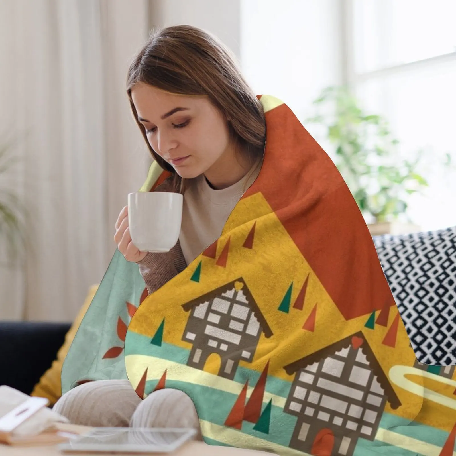 Швейцарское одеяло диван-кровать термоодеяла и пледы одеяла