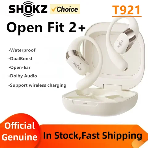 Наушники Shokz OpenFit 2+ Bluetooth – легкие и удобные — фото модели