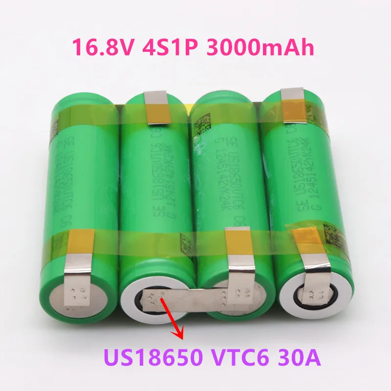 12V-21VUS18650 VTC6 12 6 мАч 30 Ампер для Vschraubendreher аккумуляторные батареи швейные ленты