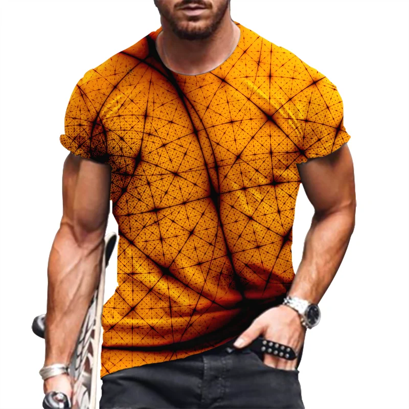 

Футболка мужская с коротким рукавом, уличная одежда, Модный повседневный топ с 3d-рисунком, круглый вырез, свободная рубашка, большие размеры...