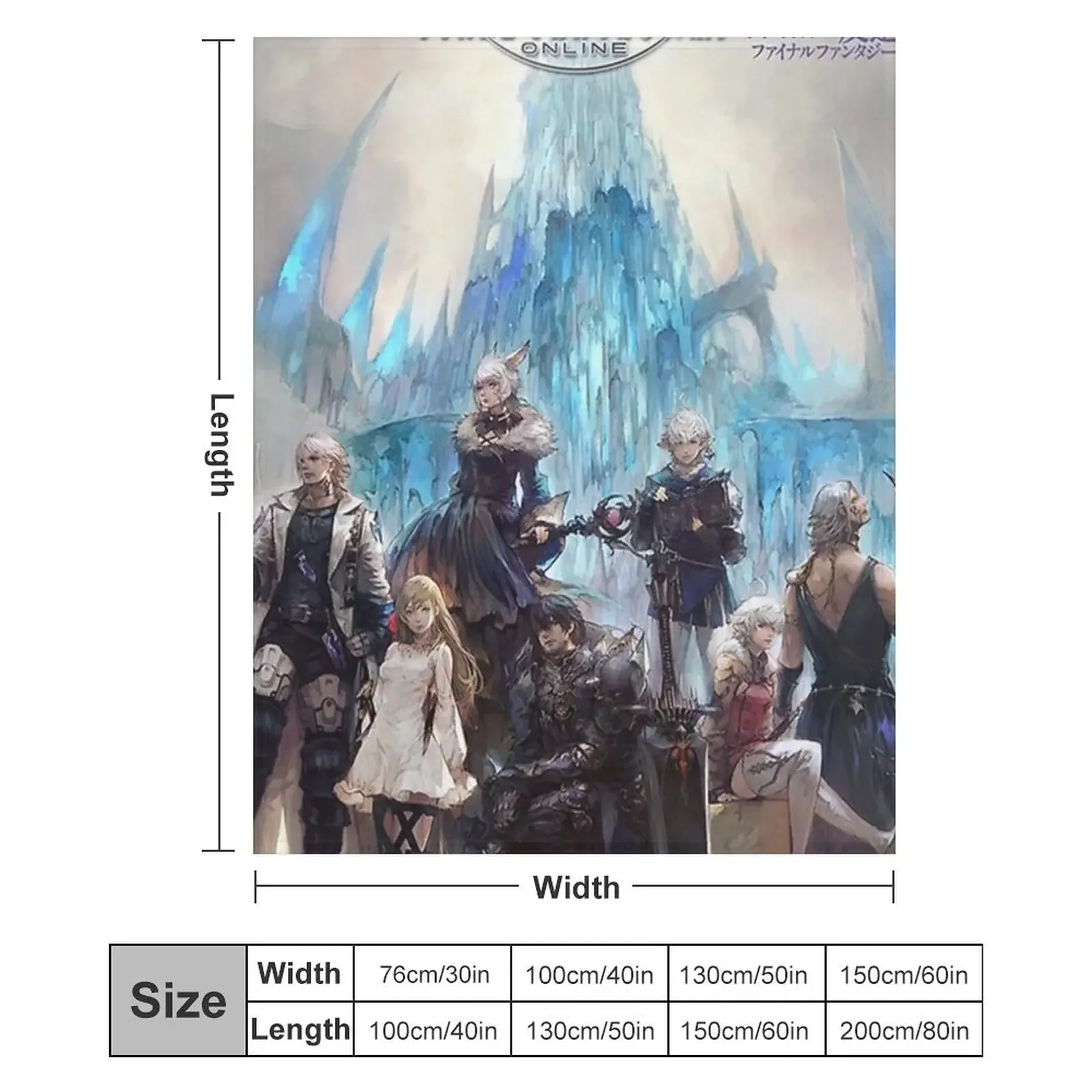 Одеяло Shadowbringers Polar Зимние кровати Одеяла на заказ