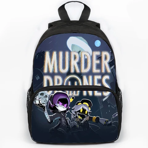 Рюкзак для дронов убийства, легкие школьные сумки, походный рюкзак для путешествий, сумки для дронов, рюкзаки с героями мультфильмов ужасов для мальчиков и девочек
