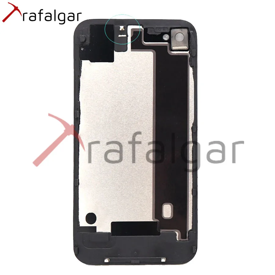 Задняя стеклянная панель для Apple iPhone 4S 4 Крышка батарейного отсека задний корпус