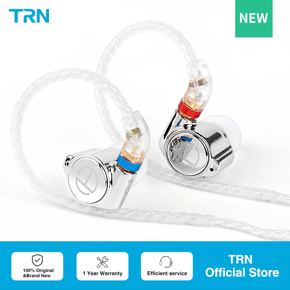 

TRN TA1 Hi-FI 1BA+1DD Hybrid (Knowles 33518,8mm Dynamic) In-ear Earphone Drive HIFI Bass Metal Monitor Running Sport Headphone