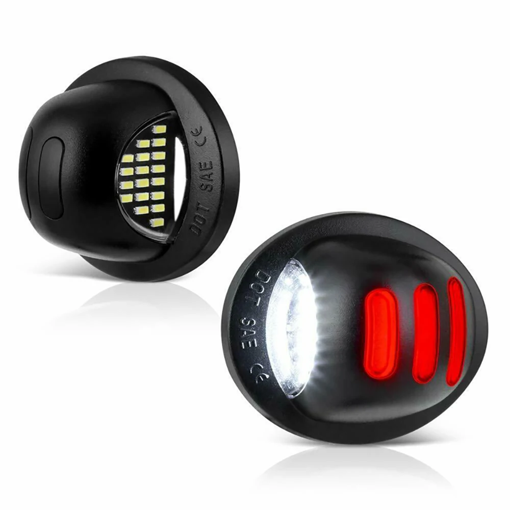 Освещение номерного знака автомобиля, 2 шт., для Ford F150 F-150 F-250 F-350 F-450 F 150 250 350 450, светодиодный автомобильный фонарь, новый