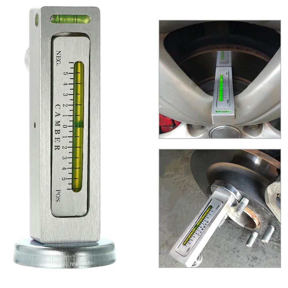 

Universal Adjustable Magnetic Camber Castor Strut Wheel Alignment Gauge Tool Four Wheel Positioner Aligner Positioning Tool