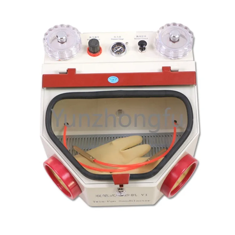 Oral Sandblasting Unit Oral Laboratory Dual Pen Metal Sandblasting Machine