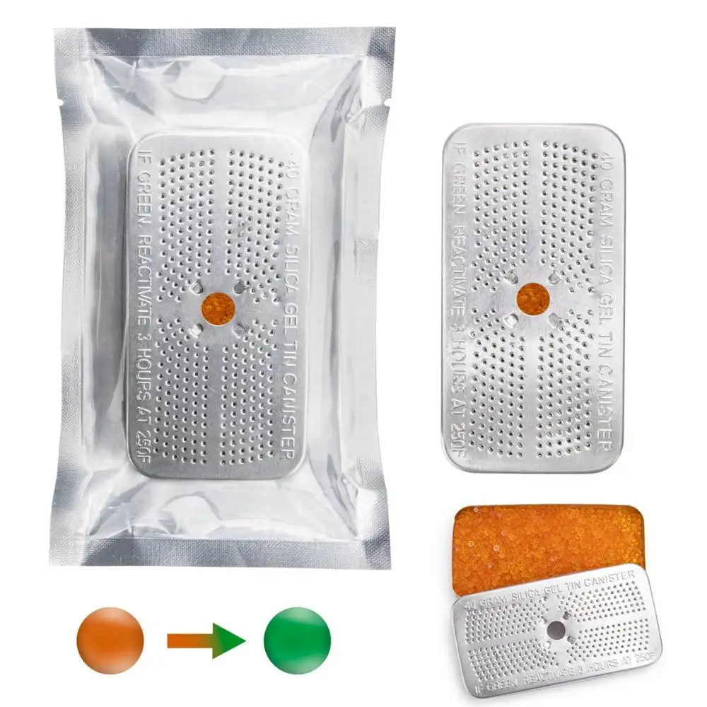 

Closet Indicating Moisture Absorbing Silica Gel Reusable Desiccant Canister Absorber Dry-Packs Dehumidifier