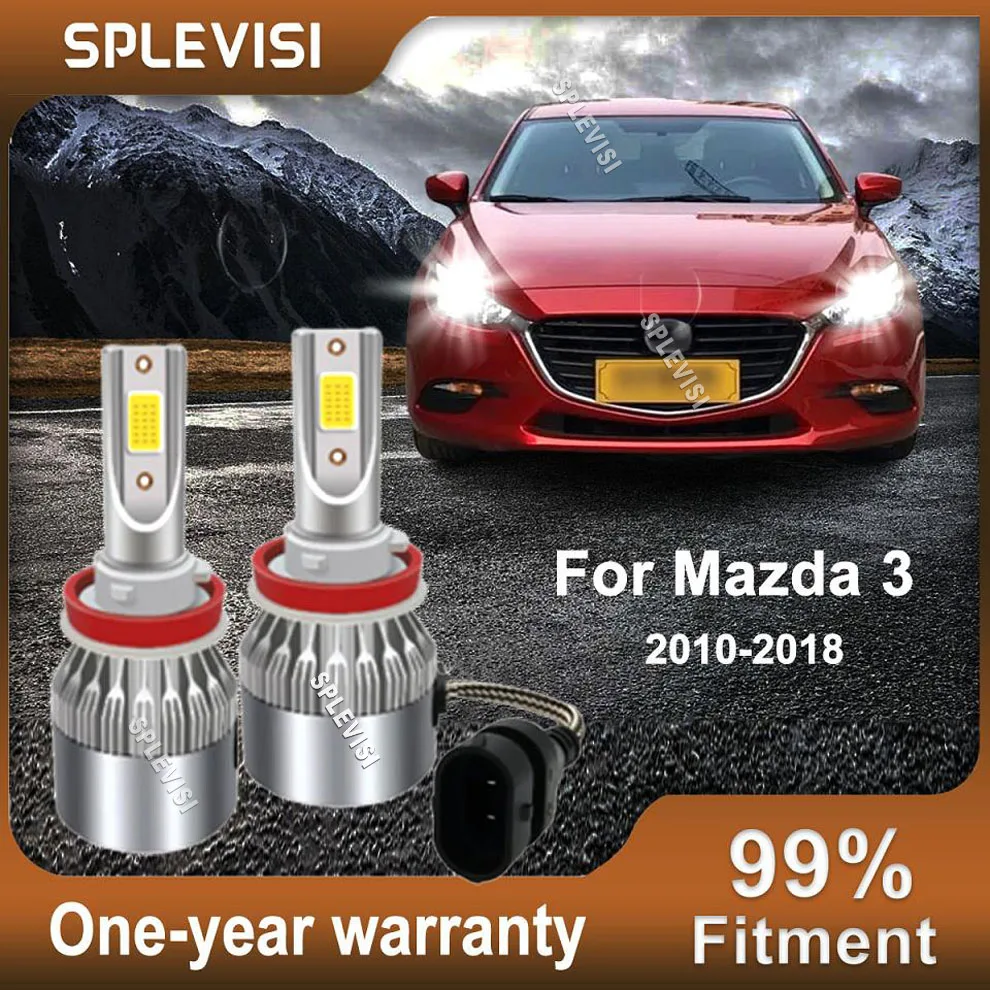 2 шт. Автомобильные светодиодные лампы для Mazda 3 6000-2010 5 2018-2012 6 2017-2014