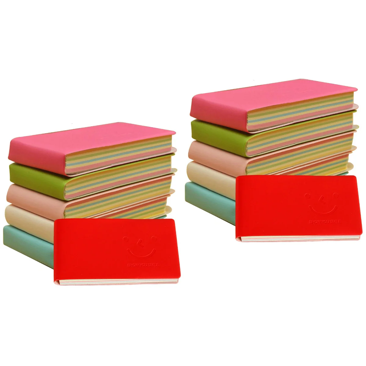 

2pcs 6 Books of Convenient Memo Pads Multi-function Planning Pads Portable Planning Notepads