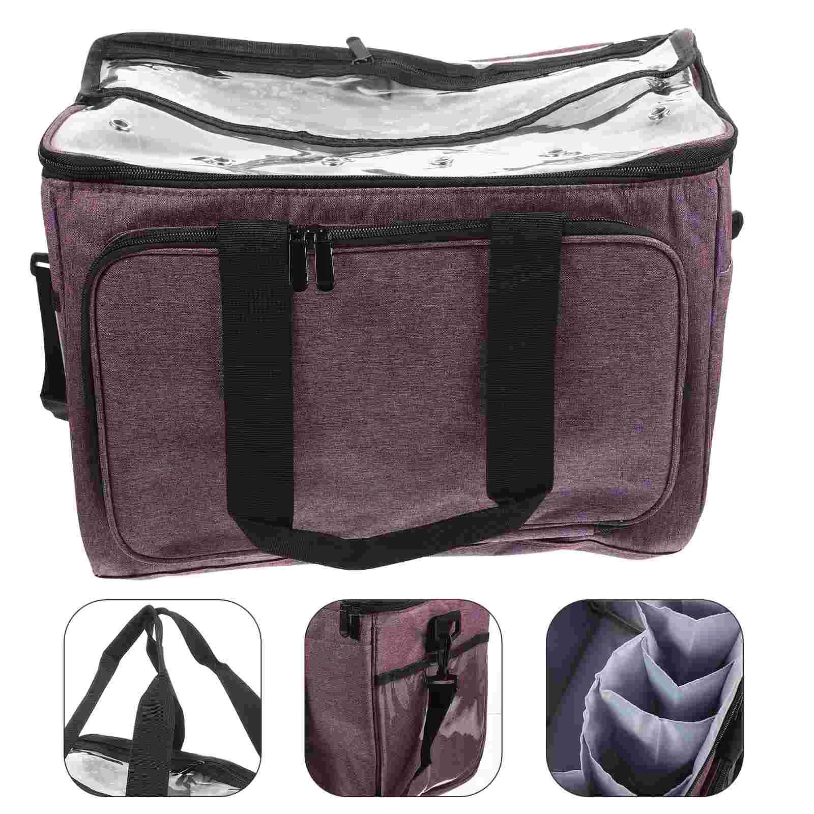 

Large Capacity Handheld Knitting Tool Multifunctional Organizer Wool Storage Bag for Crochet Hook Sewing Tools